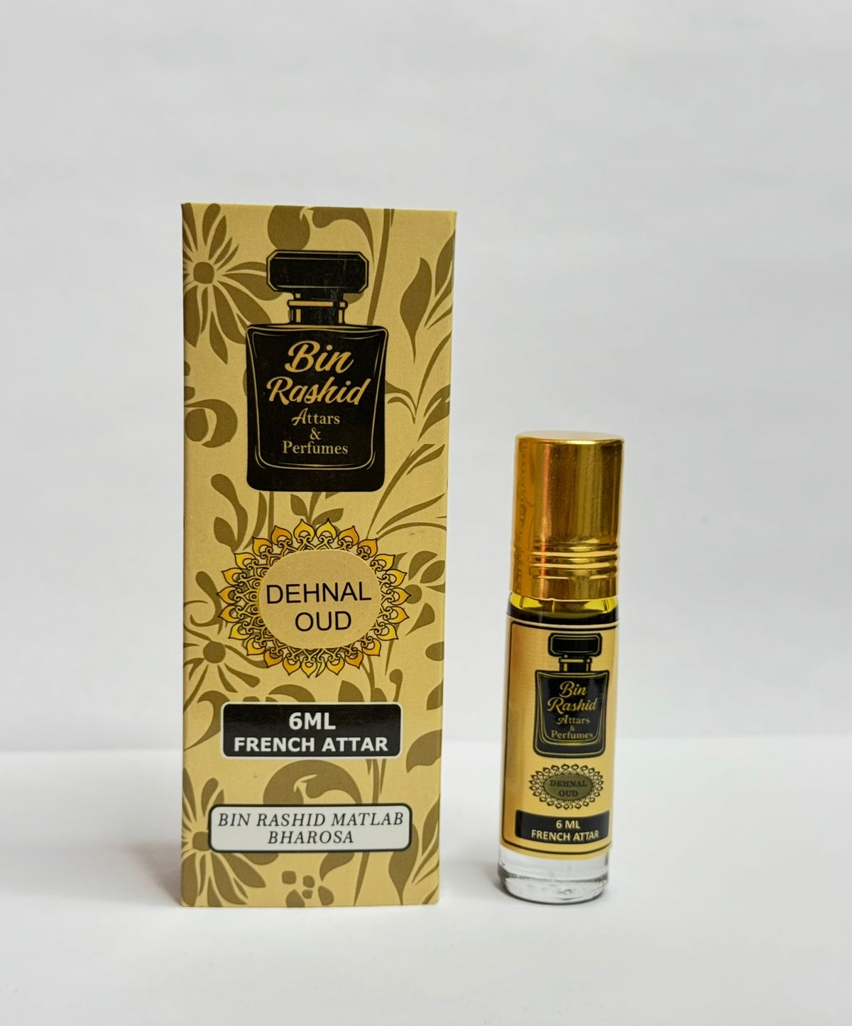 Dehnal Oud 6ml French attar with Bin Rashid box