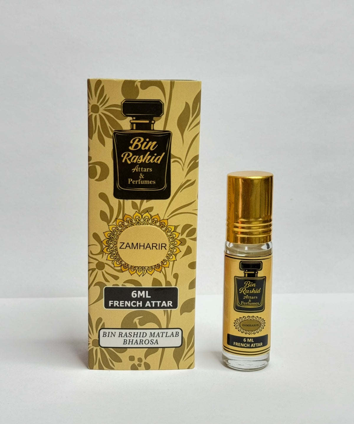 Zamharir 6ml French attar with Bin Rashid box